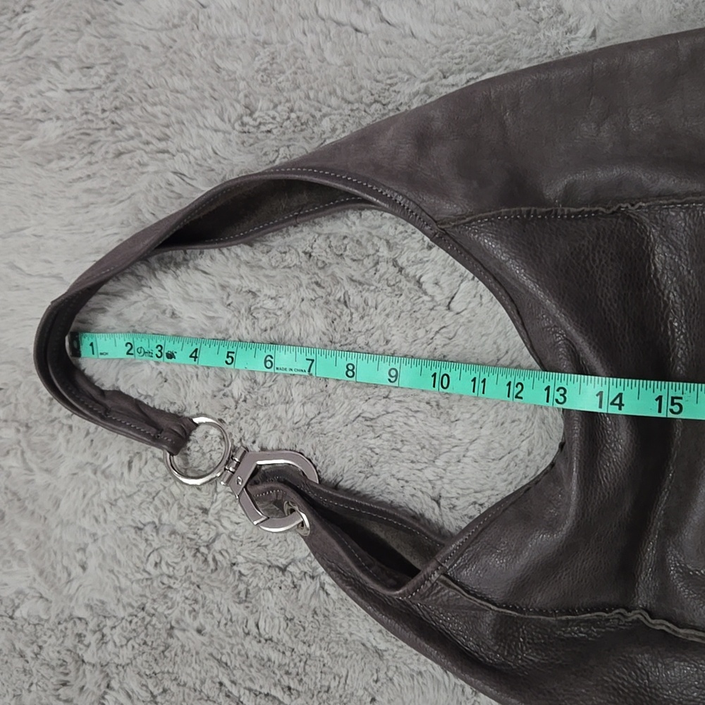 Sundance brown gray made in Italy gbo shoulder bag - Picture 6 of 9